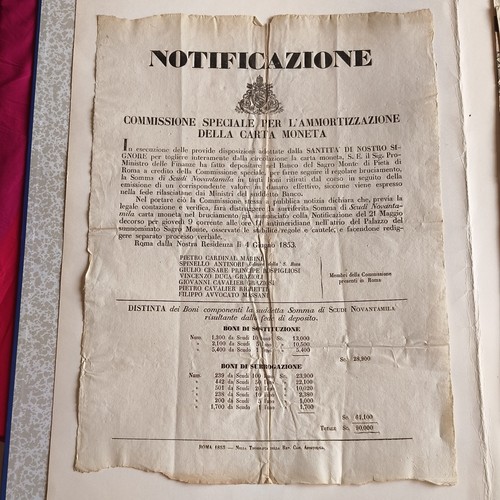 Notificazione del - #,