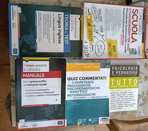 Lotto libri concorso scuola - libri,