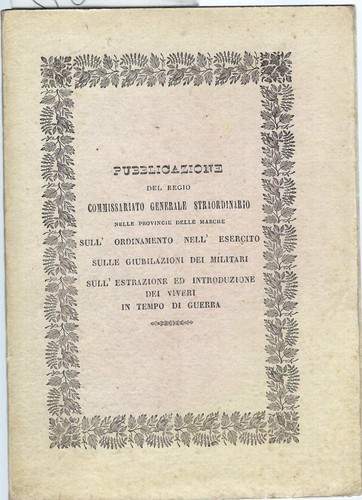 "Pubblicazione del regio