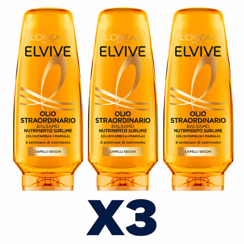 Oreal elvive olio - x3, l'oreal